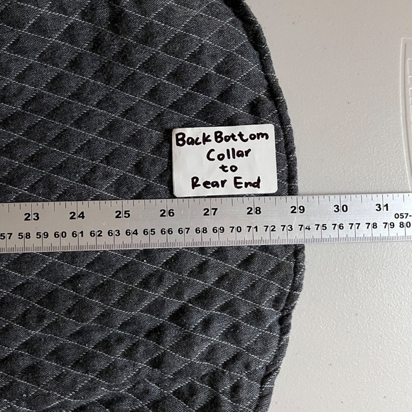 Naked & Famous Quilted Cotton Button Down Long Sleeve Shirt - Men's Size L Gray - Picture 9 of 9